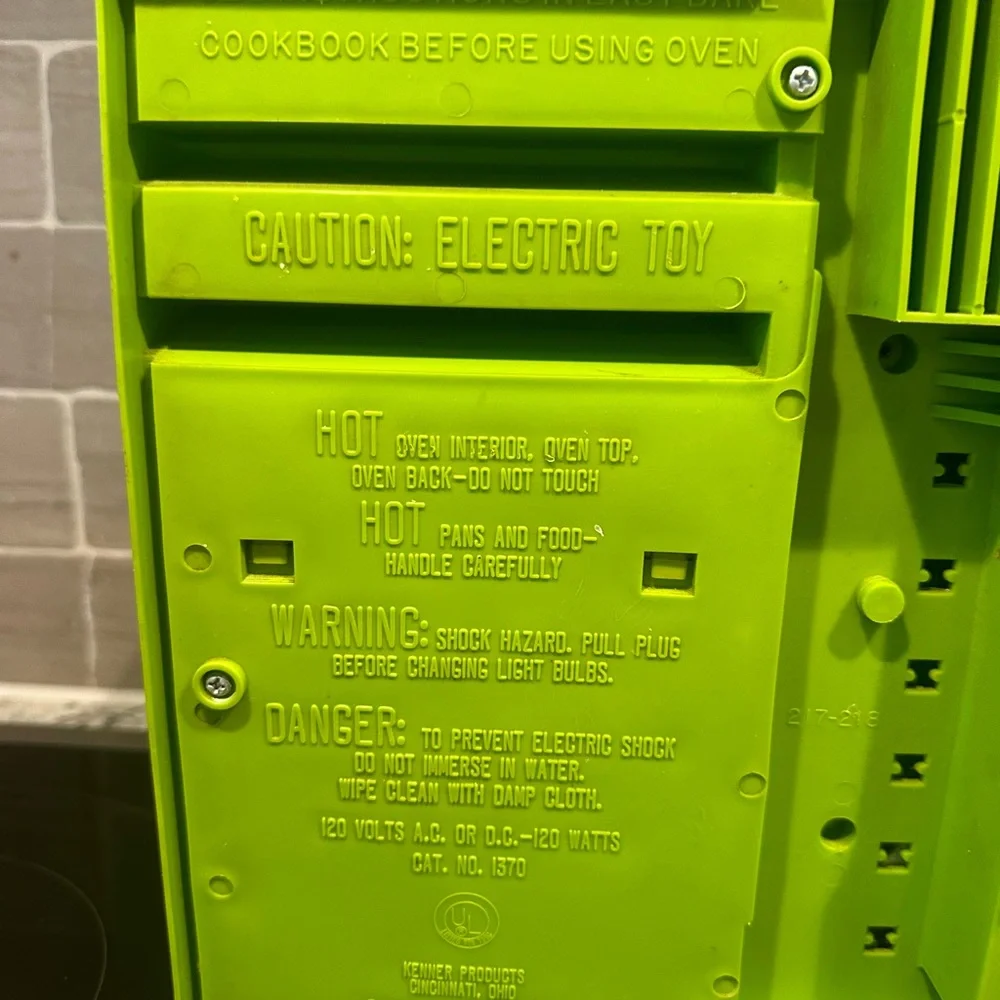 Vintage 1973 Green Easy Bake Oven General Mills Fun Group Kenner Cincinnati OH - Picture 9 of 16